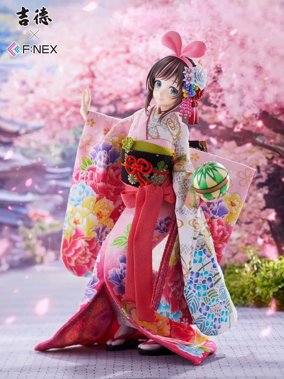 furyu-f-nex-kizuna-ai-figur-1-4-japanpuppe-vtuber-kimono image 1