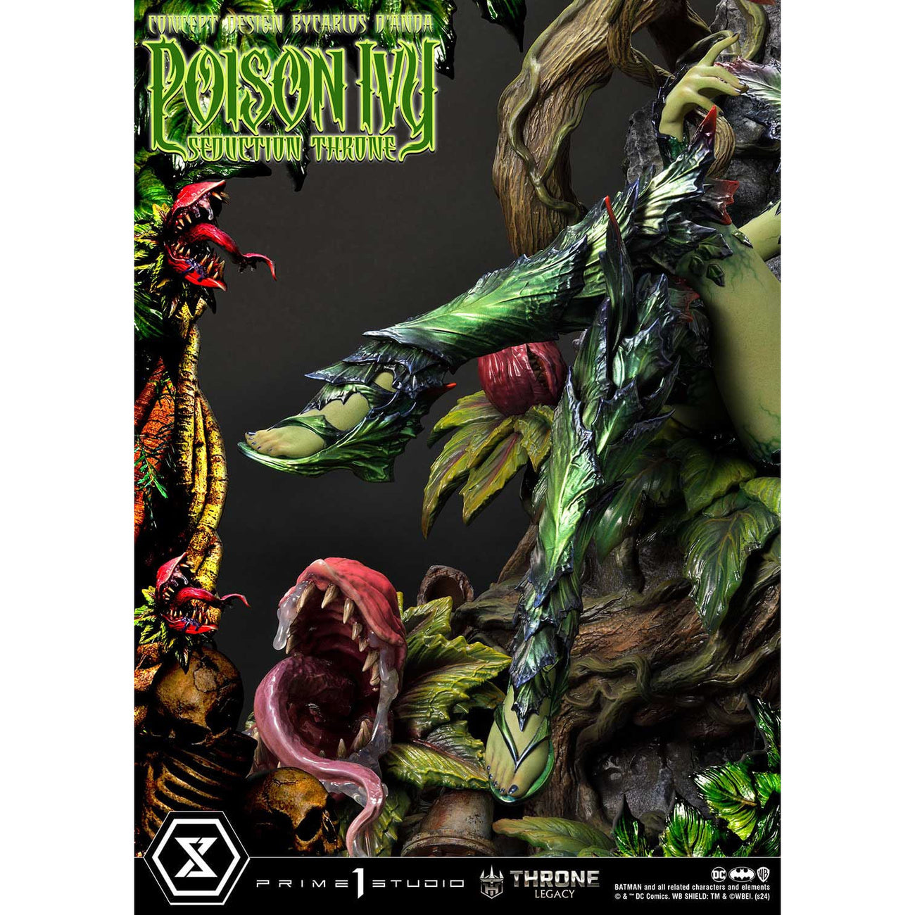 dc-throne-legacy-batman-poison-ivy-statue-1-4-polystone image 8
