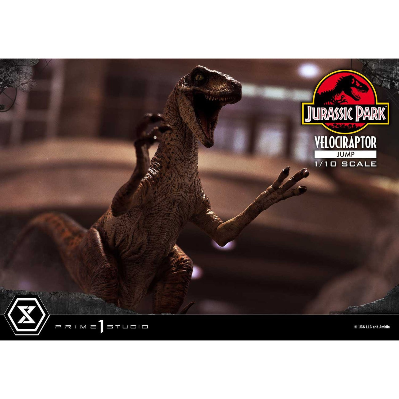 jurassic-park-velociraptor-jump-statue-21-cm-1-10-sammlerfigur image 6