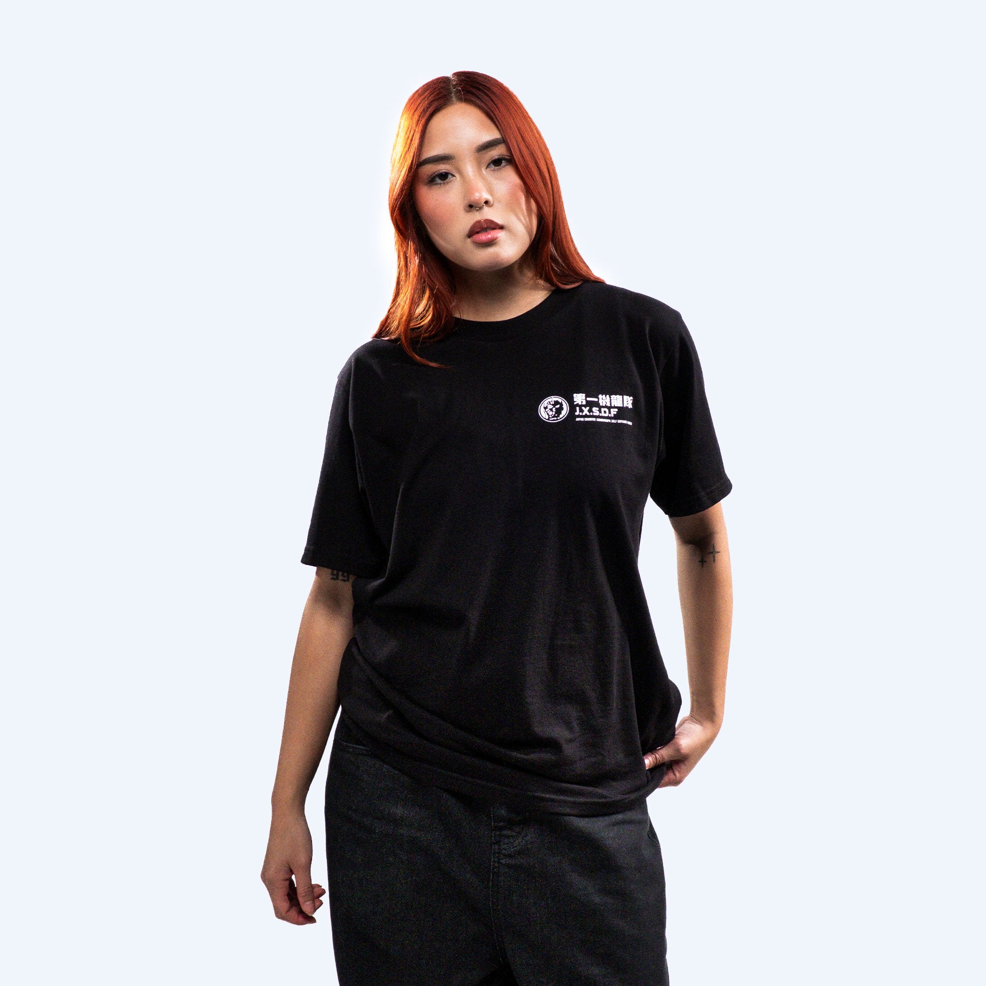 godzilla-jxsdf-black-t-shirt-schwarz-gr-s-kiryu-baumwolle image 3