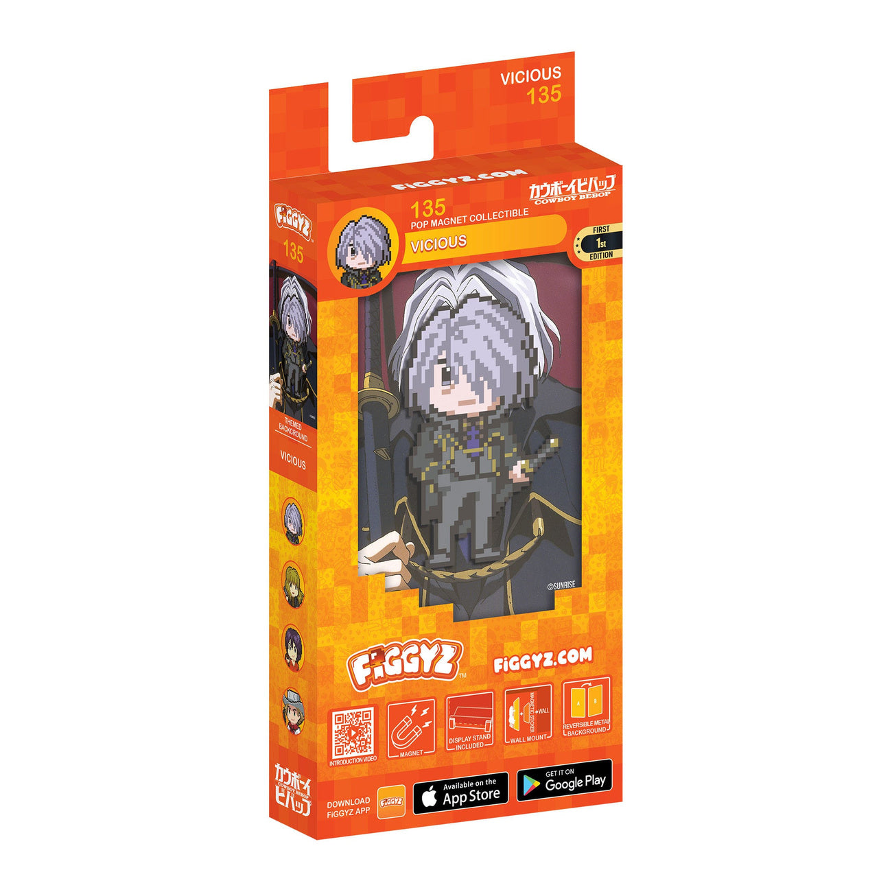 cowboy-bebop-figgyz-vicious-magnet-sammelfigur-11-cm image 3