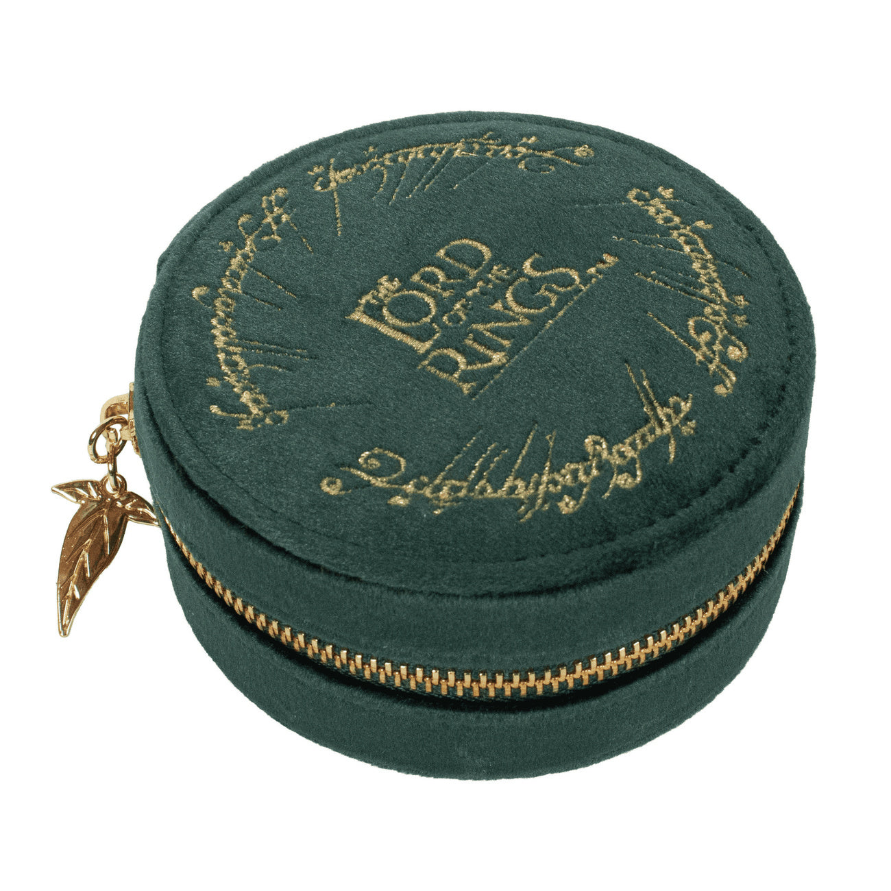 elbenwald-herr-der-ringe-der-eine-ring-pl-sch-schmuckbox-mit-reissverschluss image 1