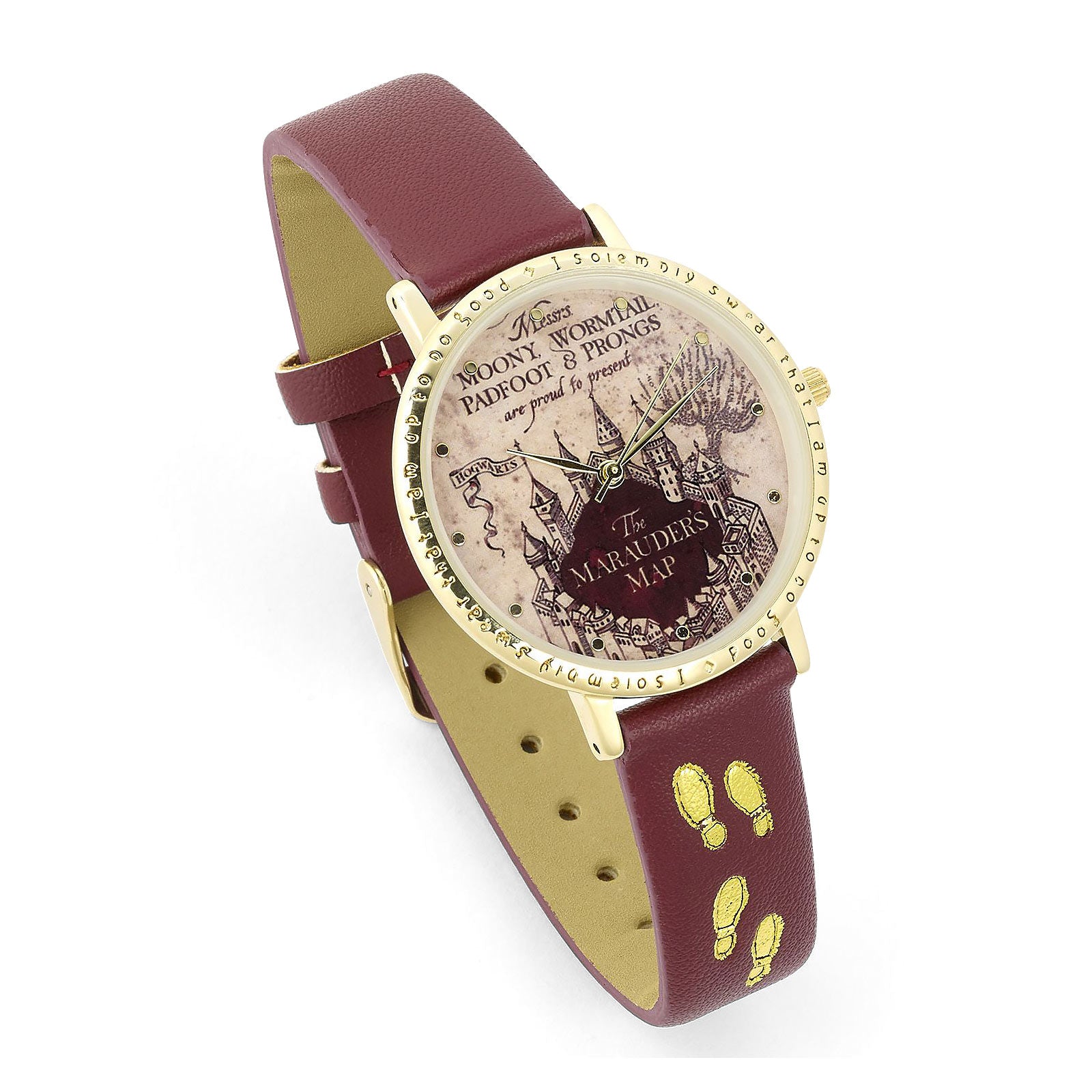 elbenwald-harry-potter-karte-des-rumtreibers-armbanduhr image 1