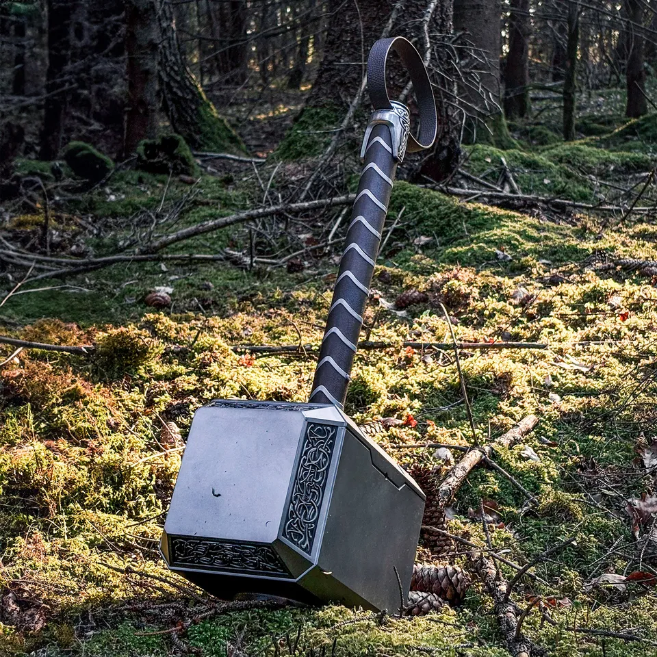 elbenwald-thor-hammer-mj-lnir-replik-mit-licht-und-sound image 1