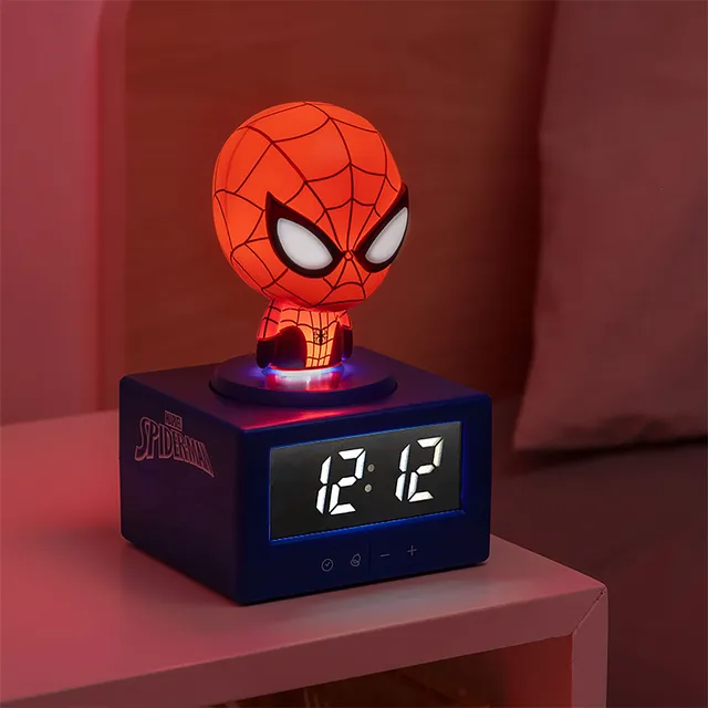 marvel-spider-man-icons-wecker-digital-batterie image 1