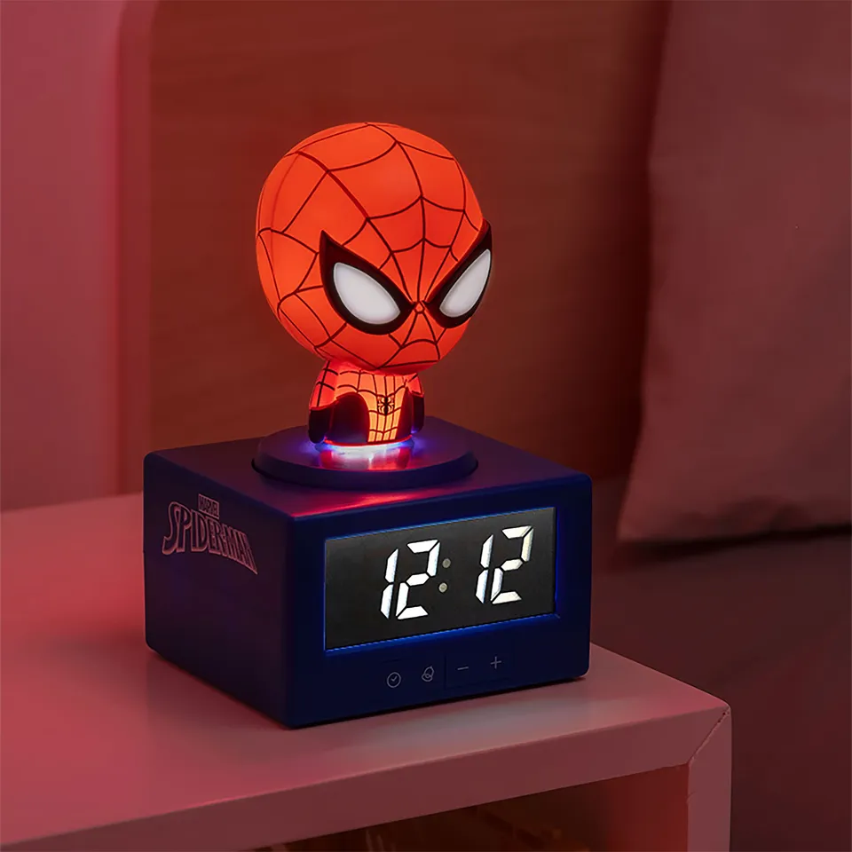 marvel-spider-man-icons-wecker-digital-batterie image 1