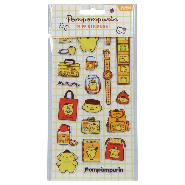 sanrio-sticker-set-pompompurin-aufkleber-foil-beutel image 1