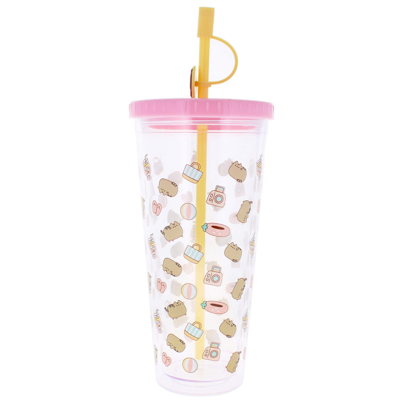 pusheen-becher-mit-strohhalm-700-ml-katze image 2