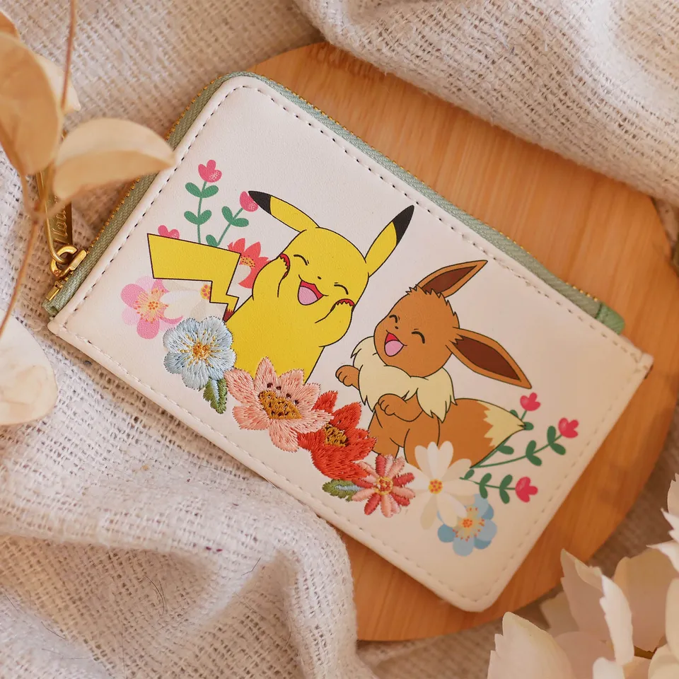 pok-mon-pikachu-und-evoli-floral-geldb-rse-13-cm image 1