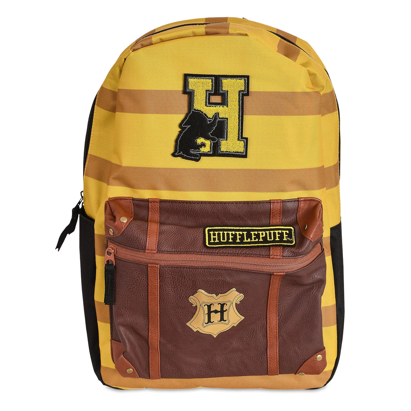 elbenwald-harry-potter-hufflepuff-school-rucksack-gelb image 1