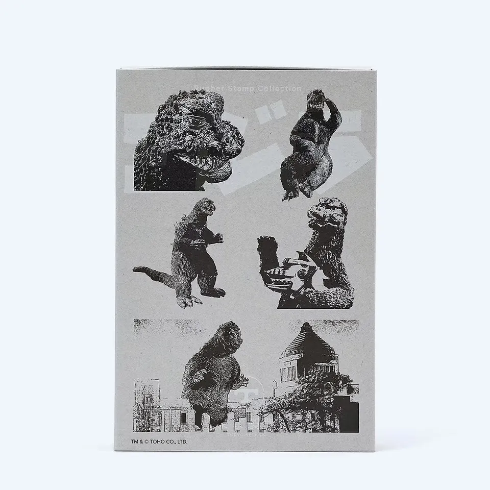 godzilla-showa-stempel-collection-gummi-stempel-retro image 1