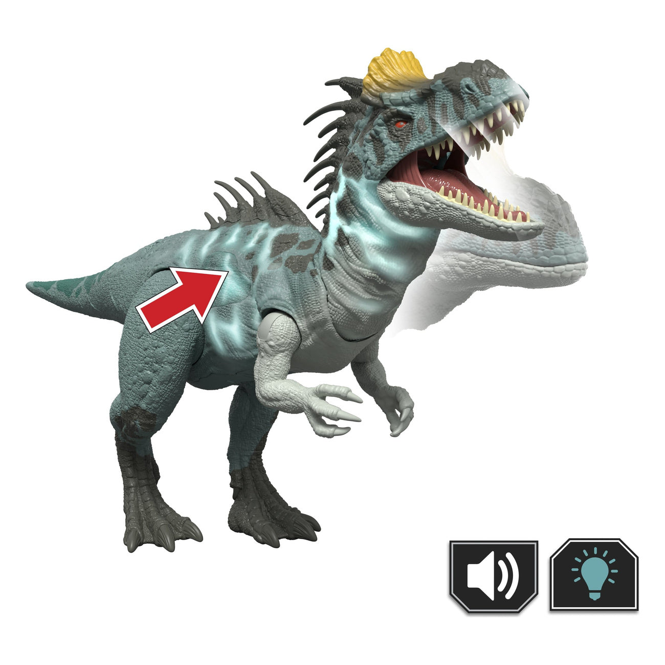 jurassic-world-survival-wild-roar-actionfigur-cryolophosaurus-sound image 6