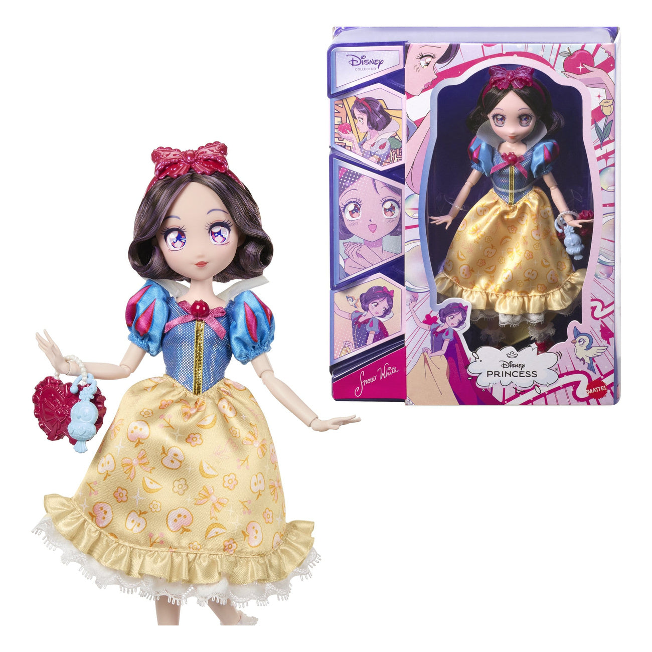 elbenwald-disney-princess-manga-schneewittchen-puppe-22-cm image 2