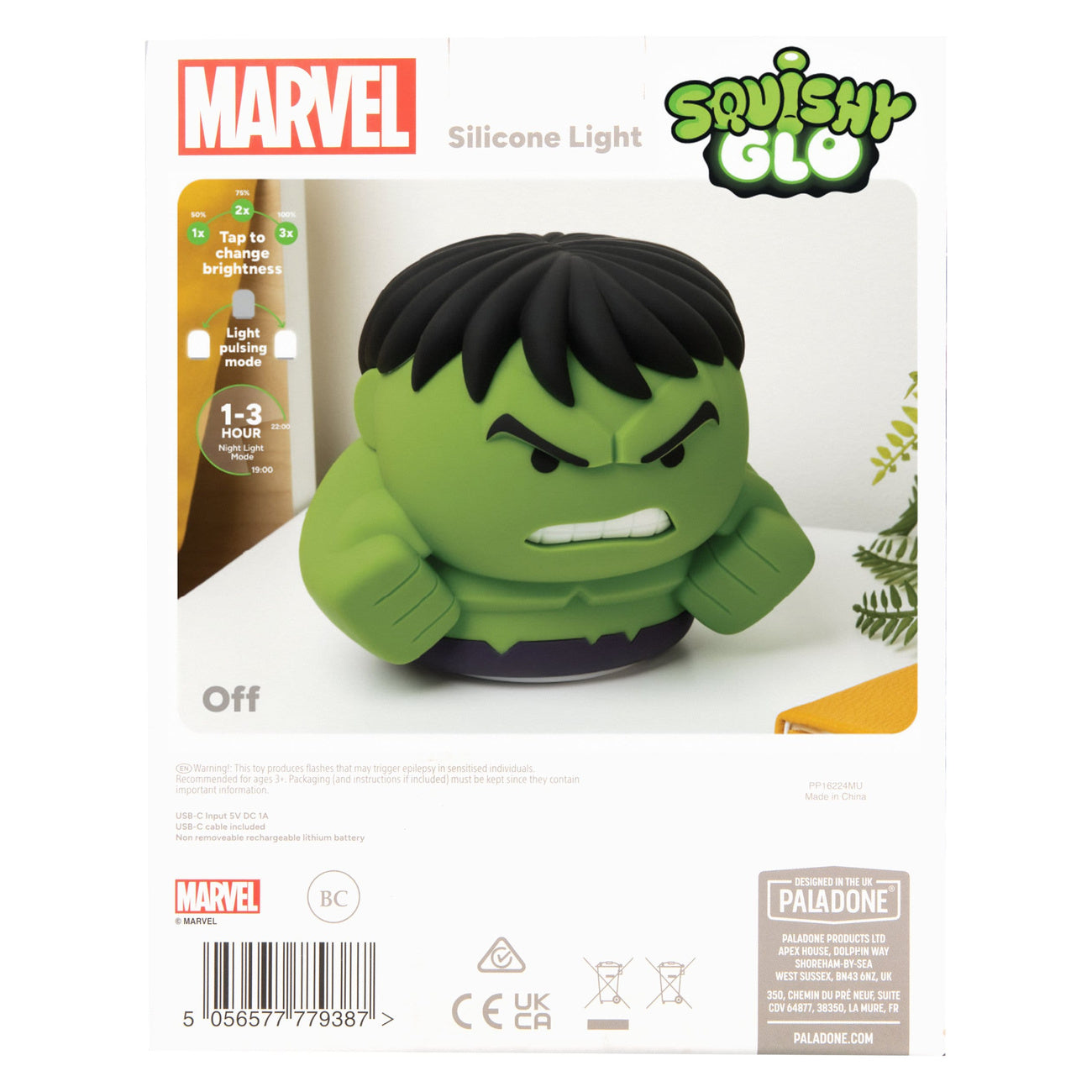 elbenwald-marvel-squishyglo-silikon-leuchte-hulk-led-usb image 5