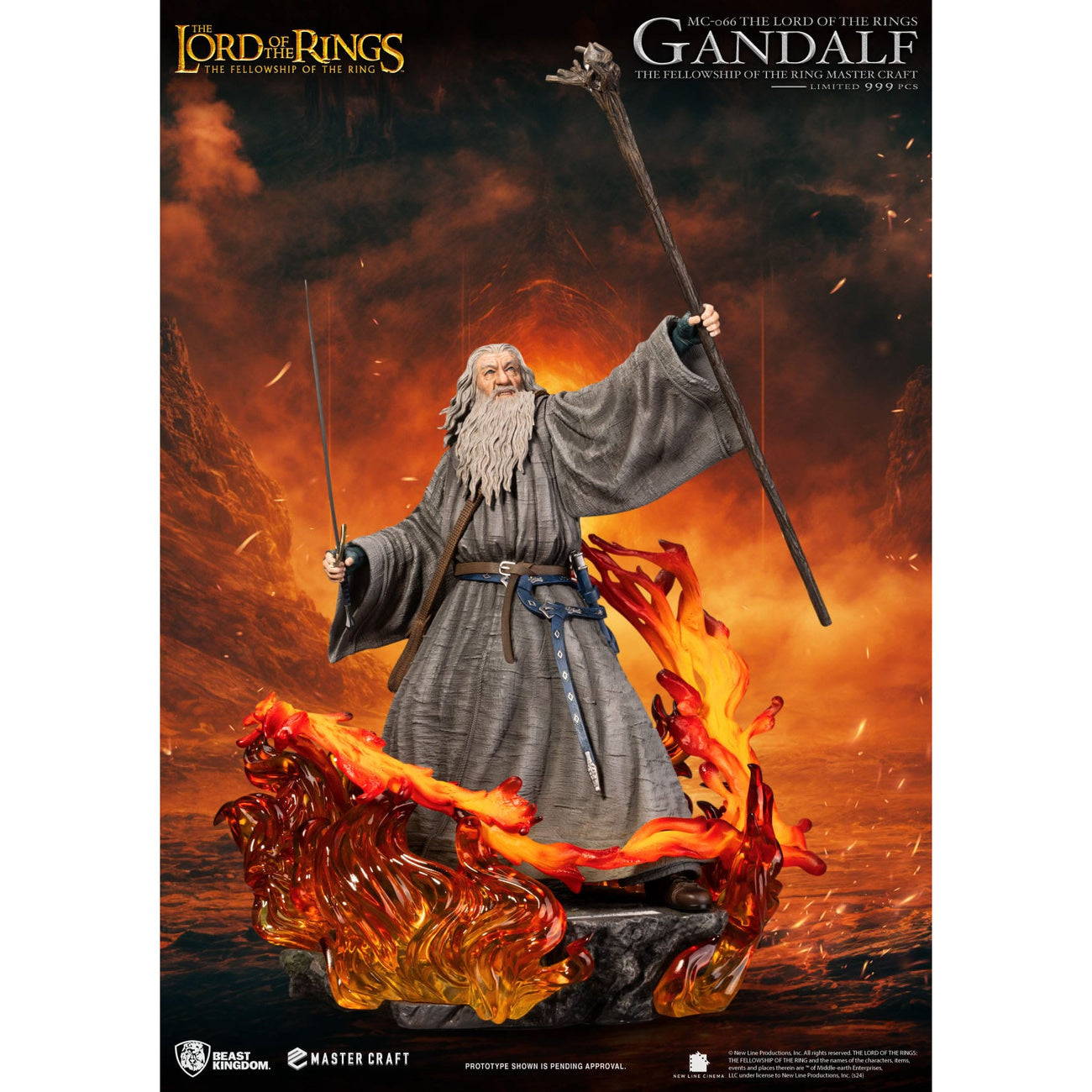 herr-der-ringe-master-craft-statue-gandalf-58-cm image 2