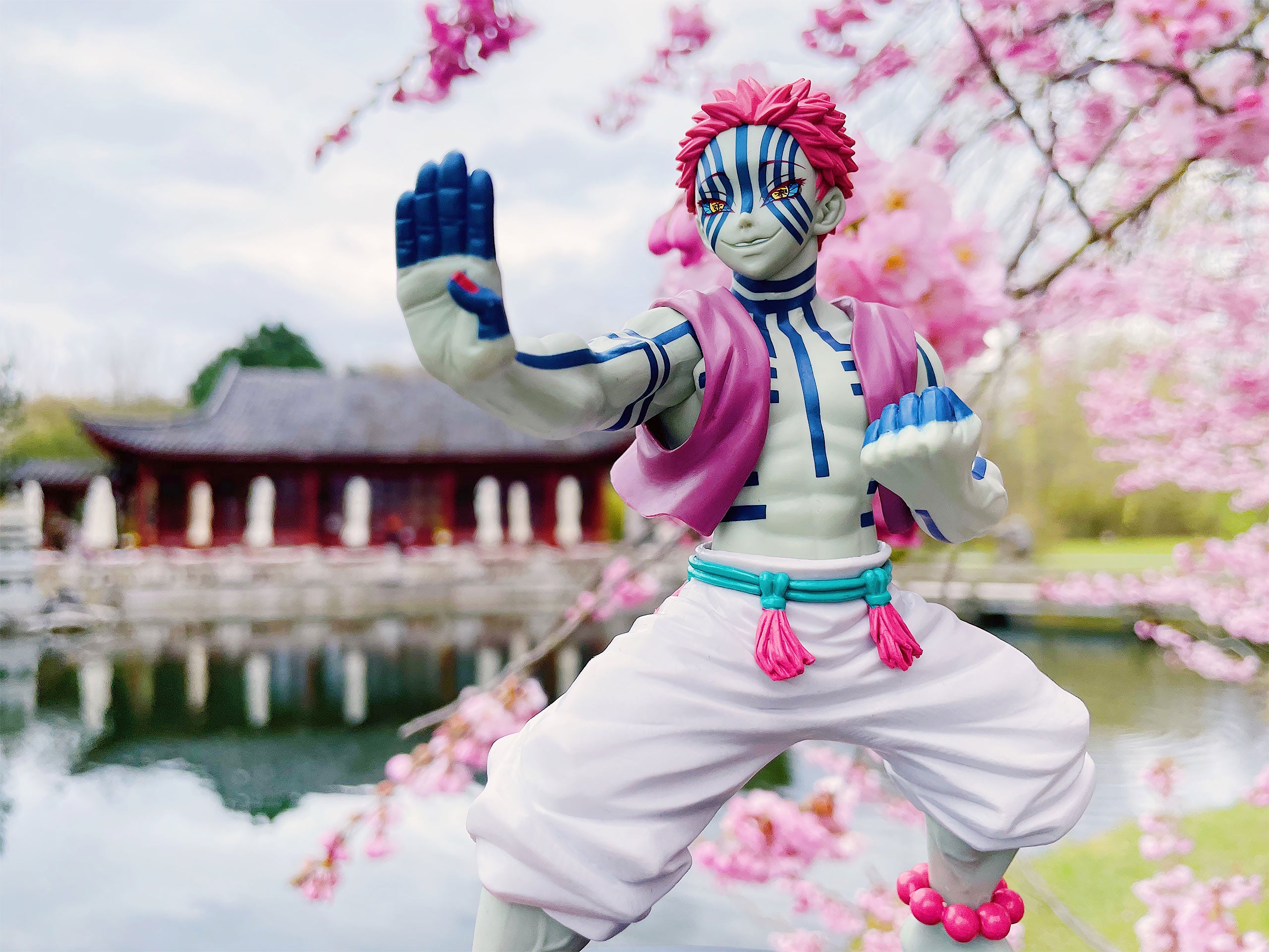 elbenwald-demon-slayer-akaza-vibration-stars-figur-16cm image 4
