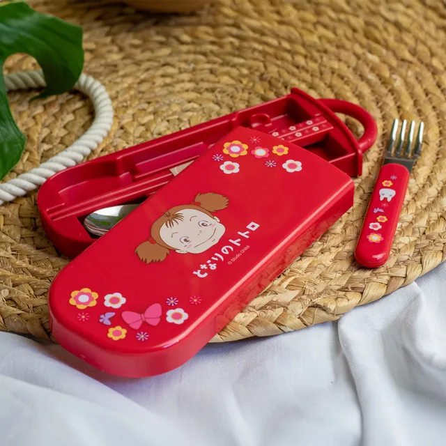 studio-ghibli-totoro-mei-red-besteck-set-3-teilig-mit-box image 1