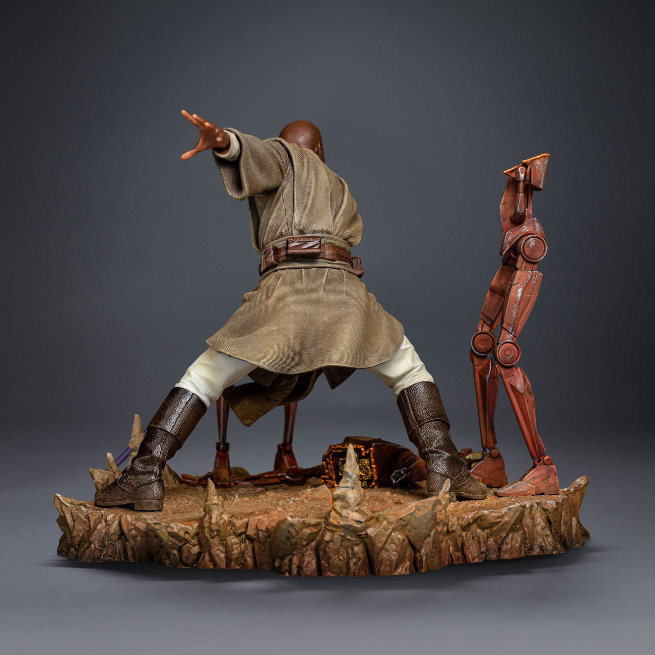 star-wars-mace-windu-art-scale-statue-1-10-18-cm-resin image 5