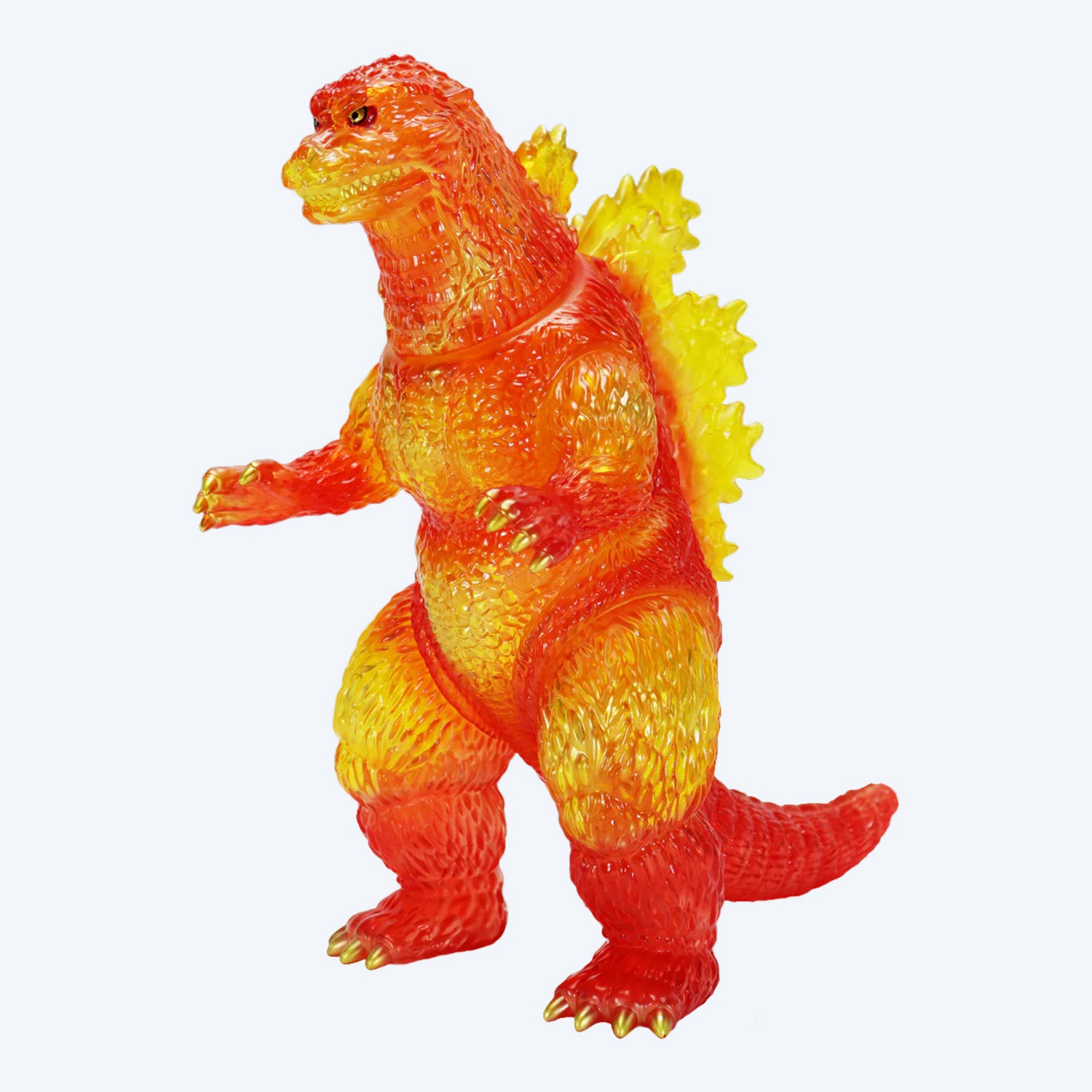 ccp-big-retro-sofubi-godzilla-1995-figur-burning-clear image 1