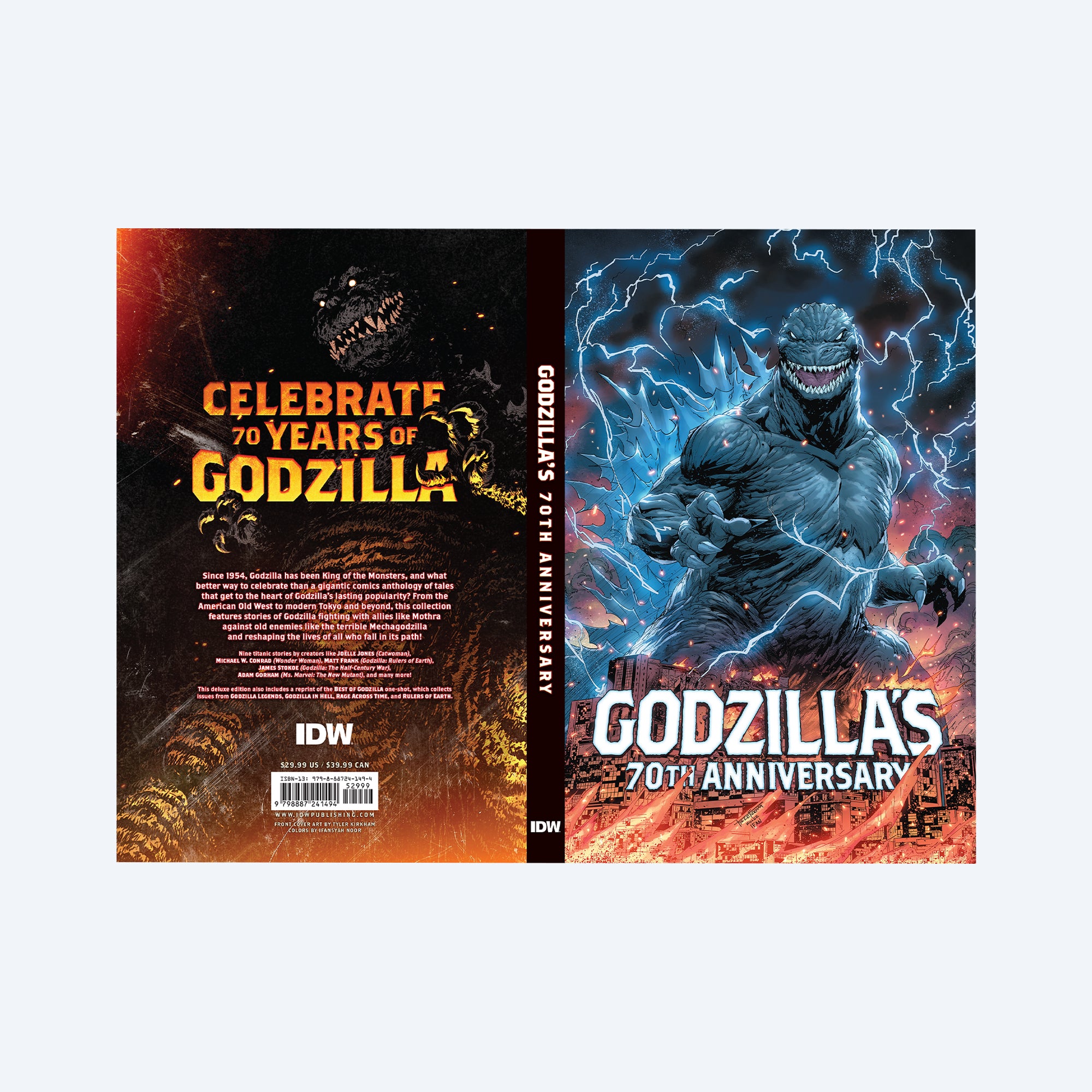 godzilla-media-70th-anniversary-comic-hardcover-anthologie-200-seiten image 2