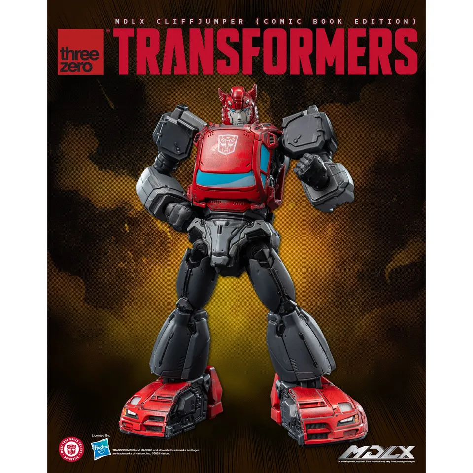 transformers-mdlx-cliffjumper-actionfigur-comic-book image 1