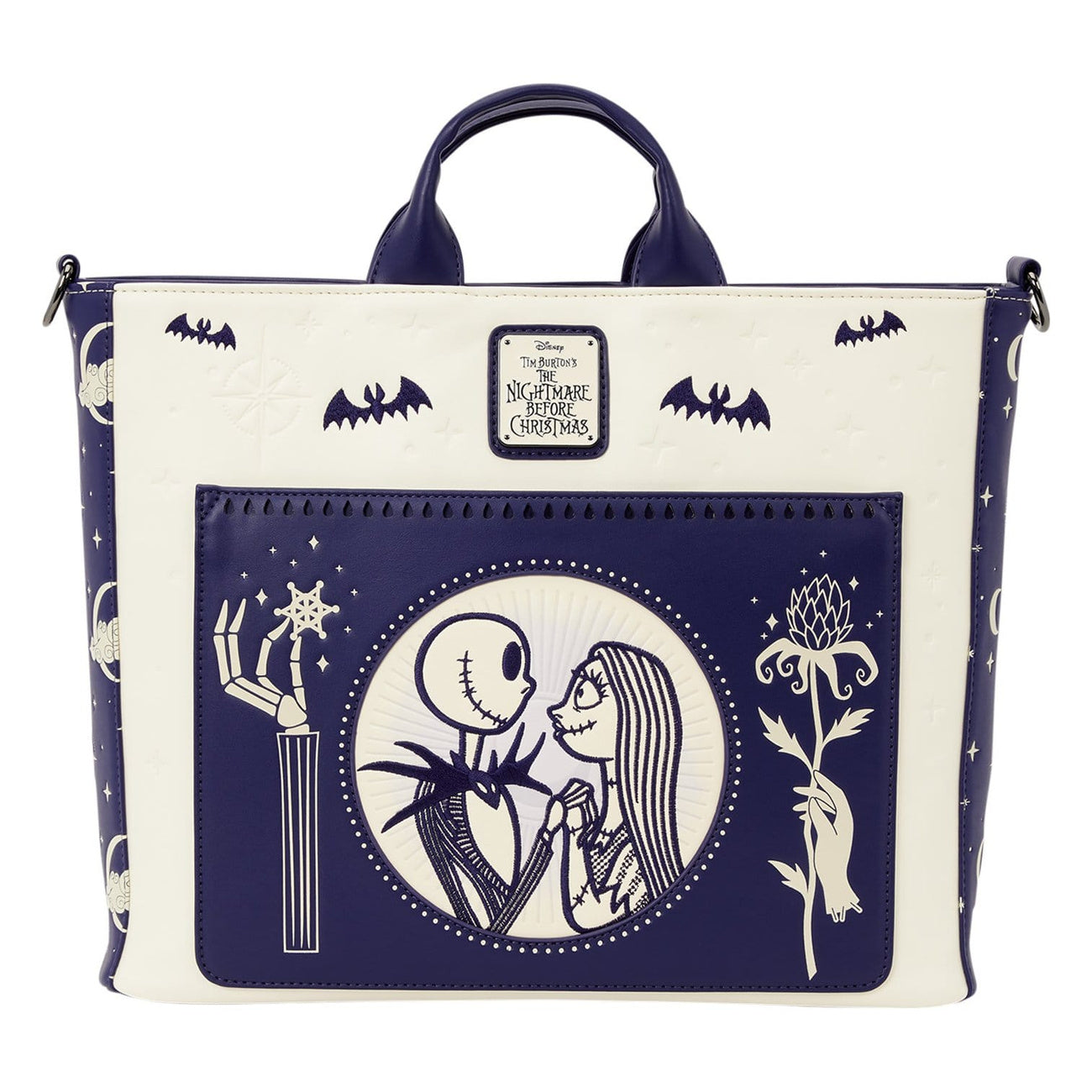 loungefly-nightmare-before-christmas-rucksack-2-in-1-jack-sally image 1
