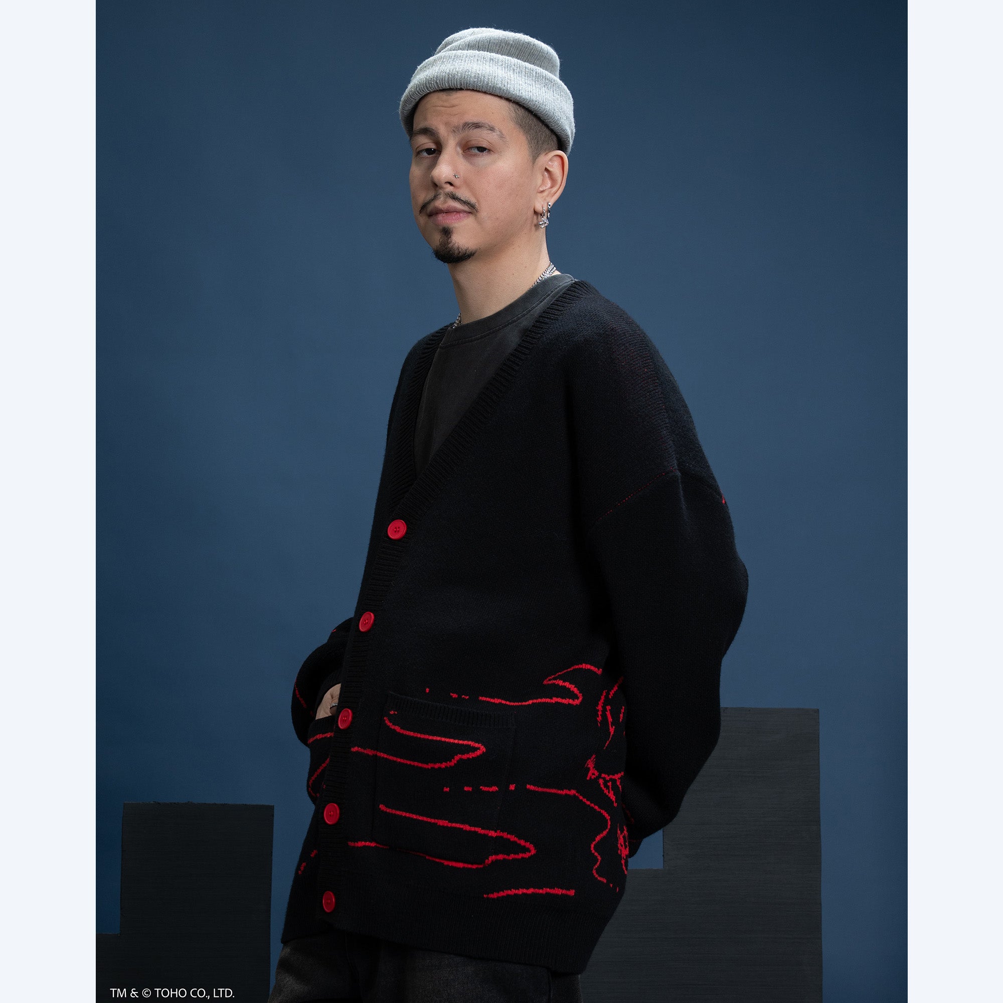 godzilla-kamata-kun-cardigan-strickjacke-shin-viskose image 5