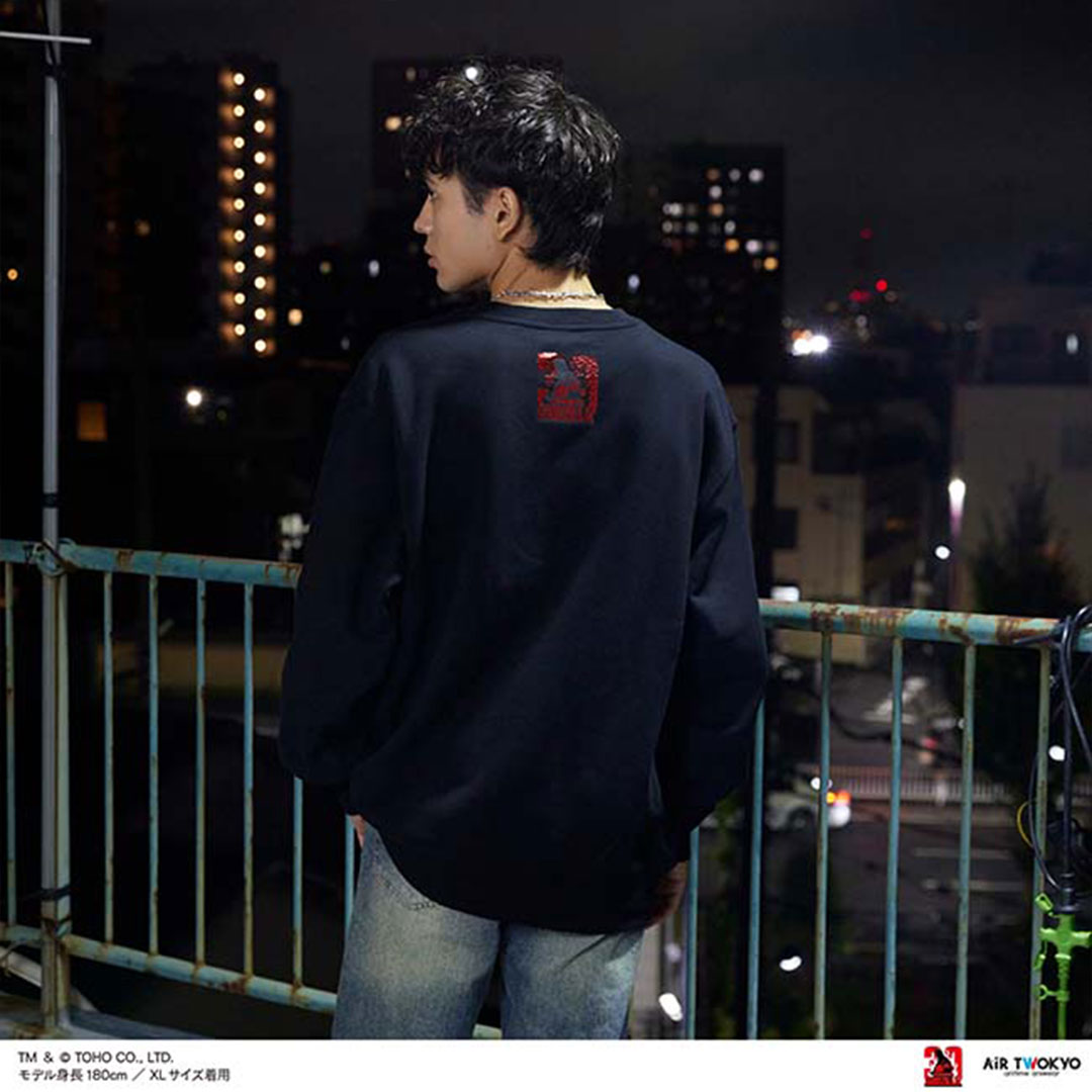 godzilla-vs-destoroyah-30th-sweatshirt-burning-godzilla-l image 5