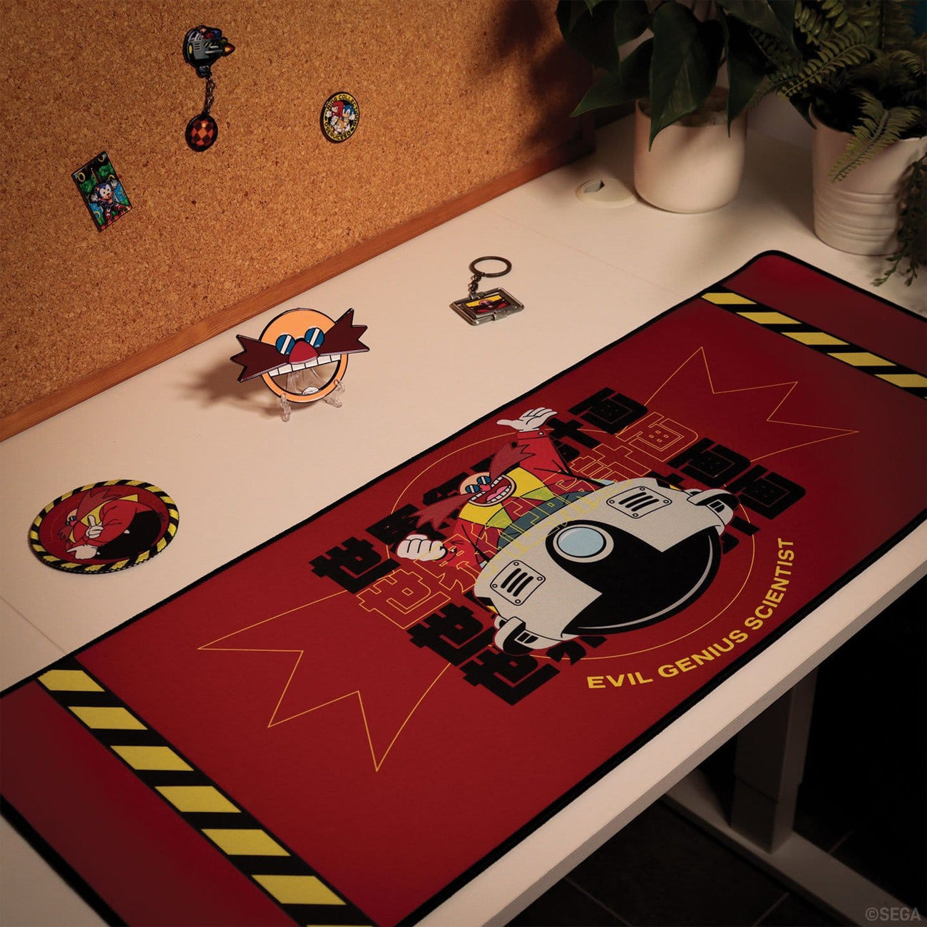 sonic-the-hedgehog-schreibtischunterlage-set-mit-untersetzer image 7