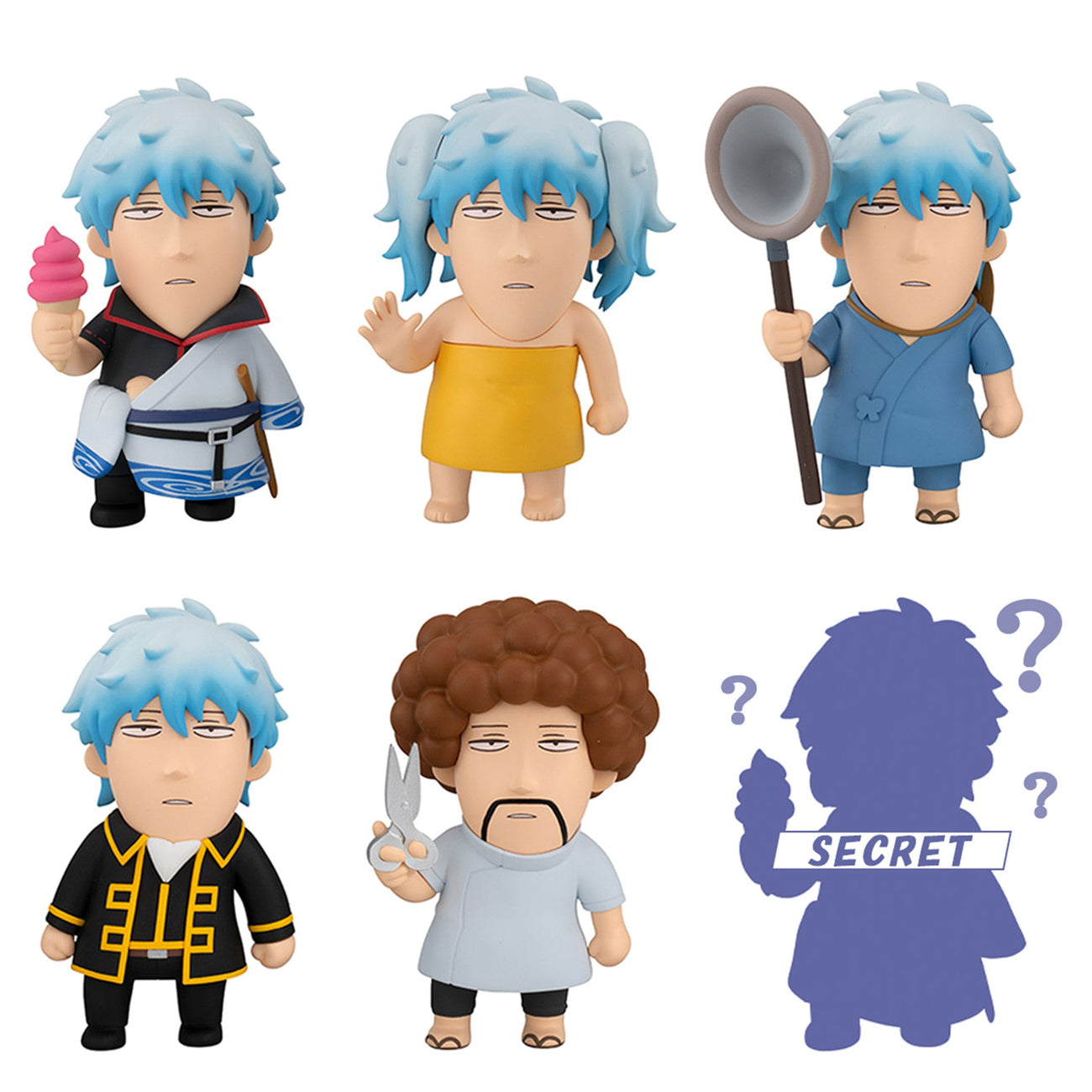 elbenwald-gintama-sammelfiguren-6er-set-we-love-ginsan-10-cm image 1