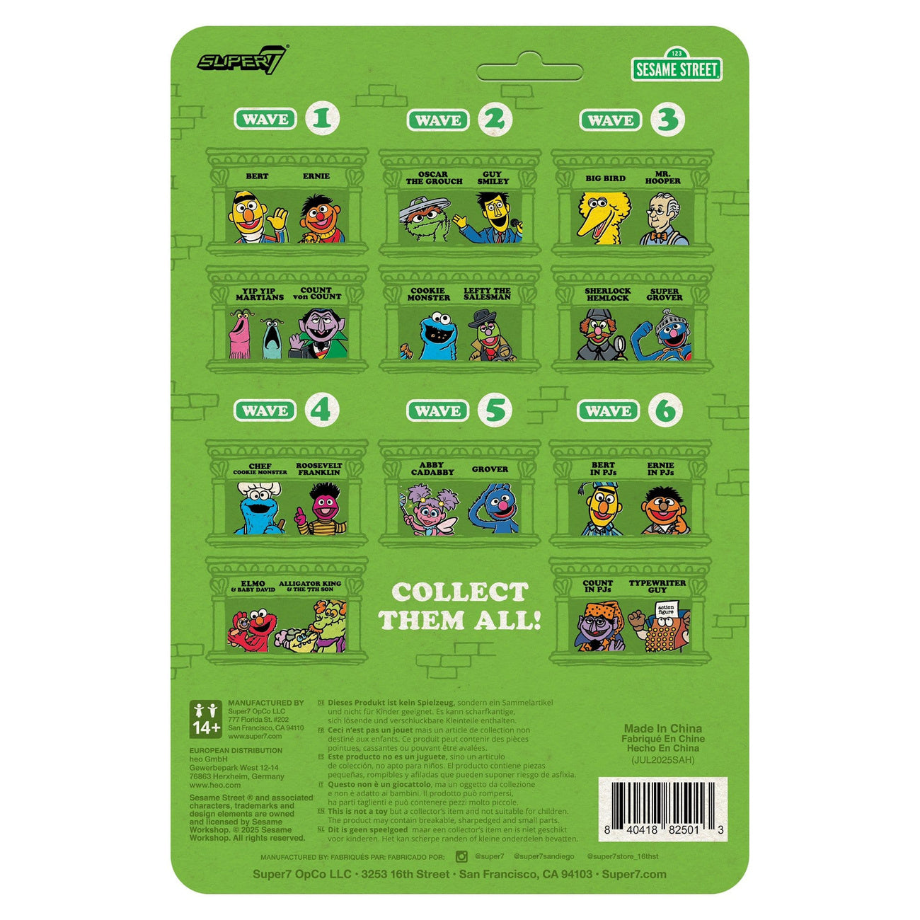 sesamstra-e-reaction-typewriter-guy-actionfigur-wave-06-super7 image 3