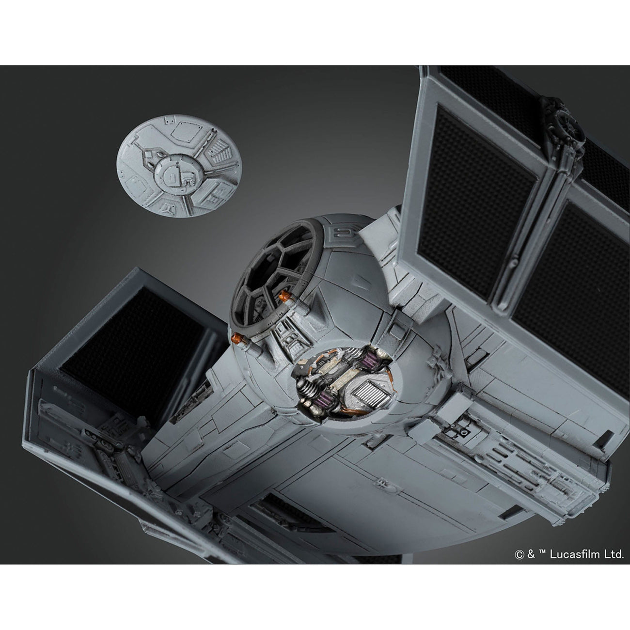 bandai-star-wars-tie-advanced-x1-modellbausatz-1-72-10-cm image 6