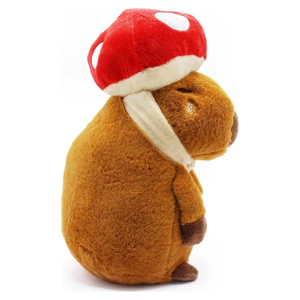 capybara-mushroom-pl-schfigur-23-cm-kuscheltier-pilz image 1
