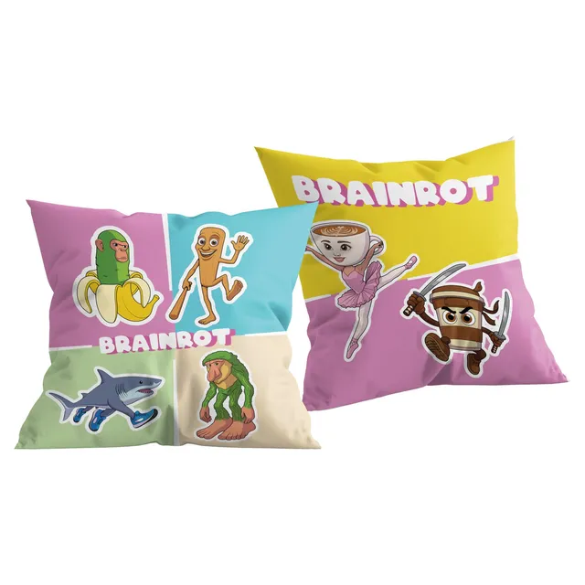 italian-brainrot-crazy-mix-dekokissen-40x40-cm-polyester image 1