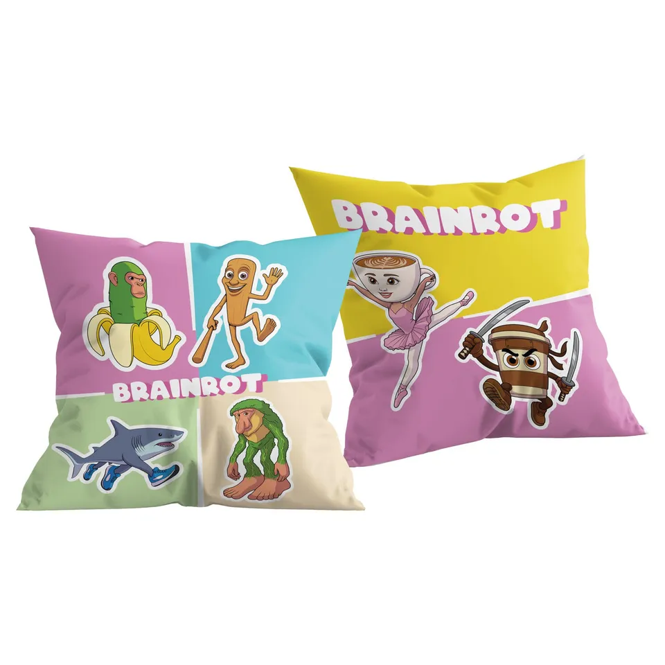 italian-brainrot-crazy-mix-dekokissen-40x40-cm-polyester image 1