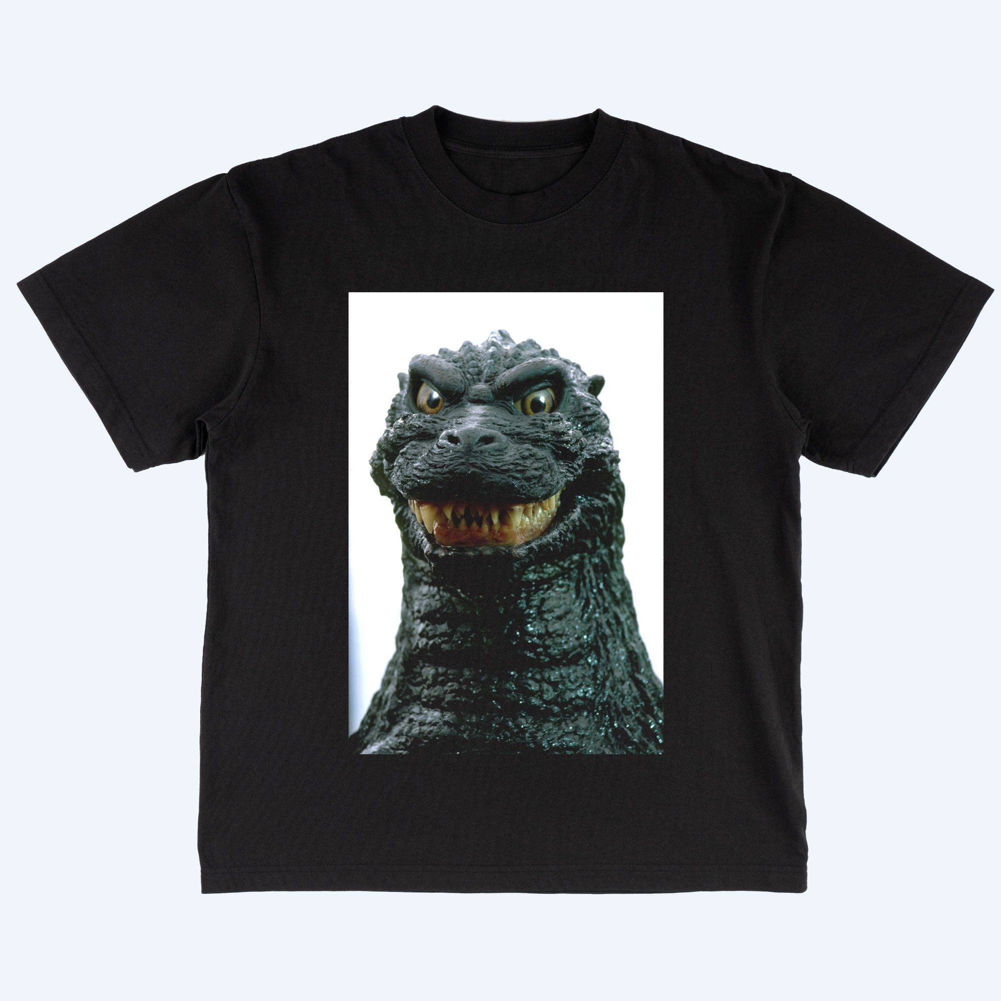 godzilla-apparel-teeth-black-t-shirt-schwarz-baumwolle image 1