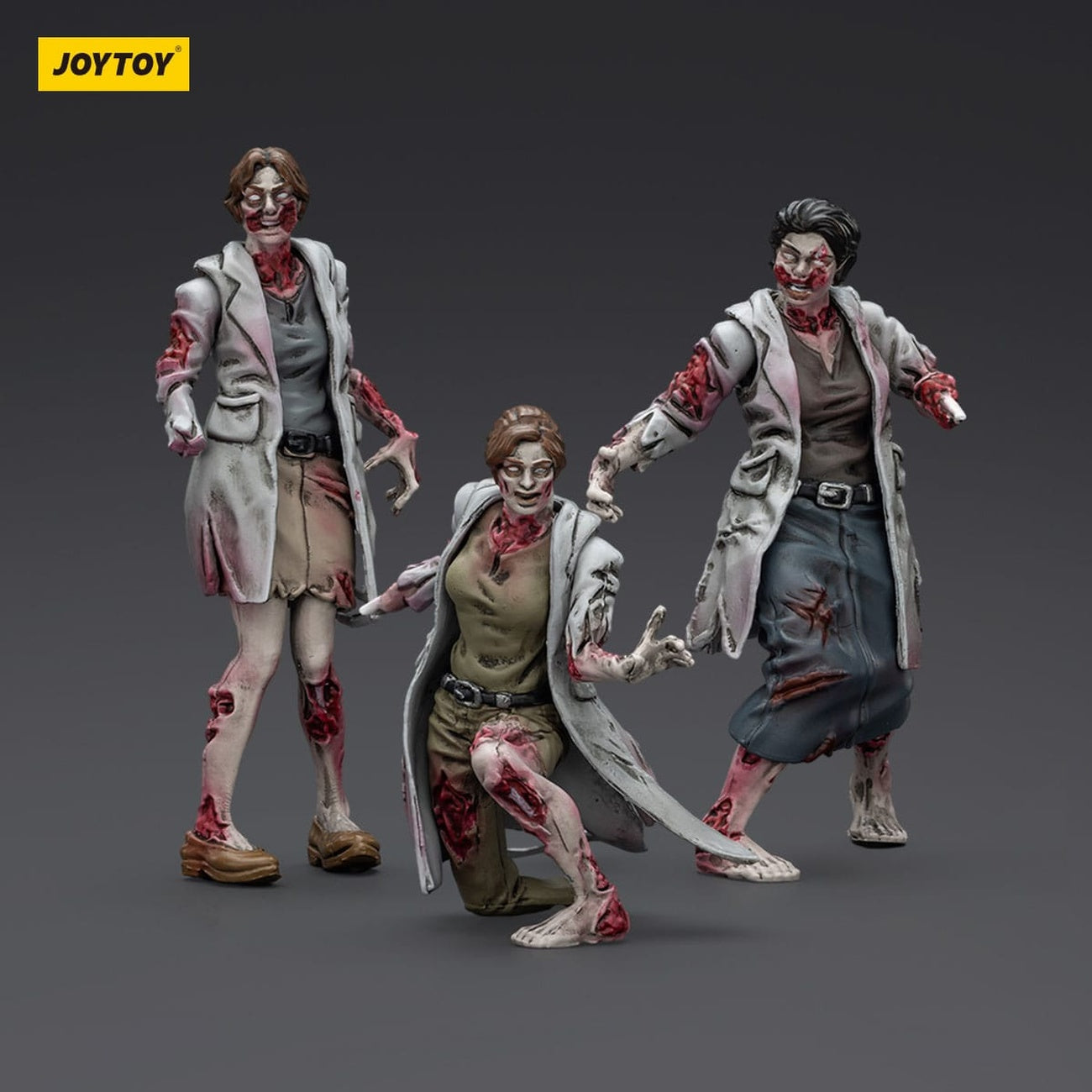 elbenwald-zombie-dark-source-medics-actionfiguren-3er-pack-8-cm image 2