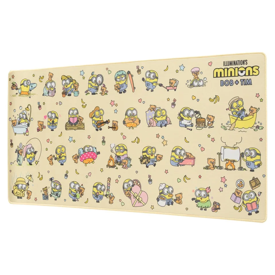 minions-mauspad-xl-bob-und-tim-80-x-35-cm-gaming-matte image 1