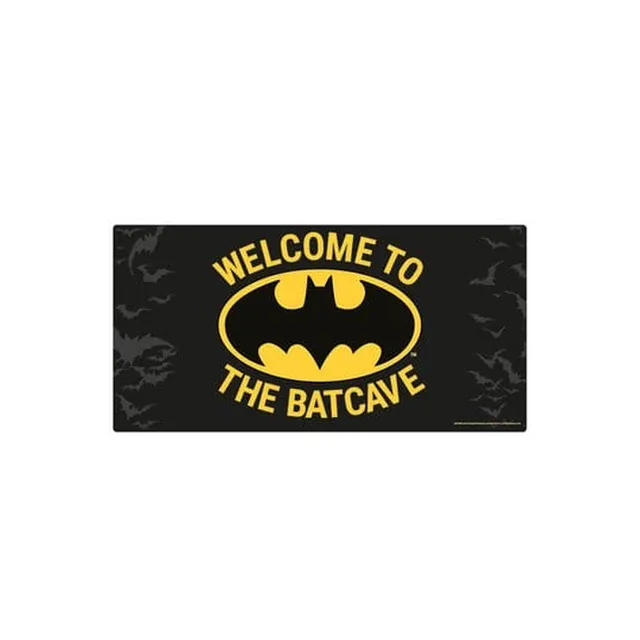 batman-welcome-to-the-batcave-blechschild-60x30-cm-metall image 1