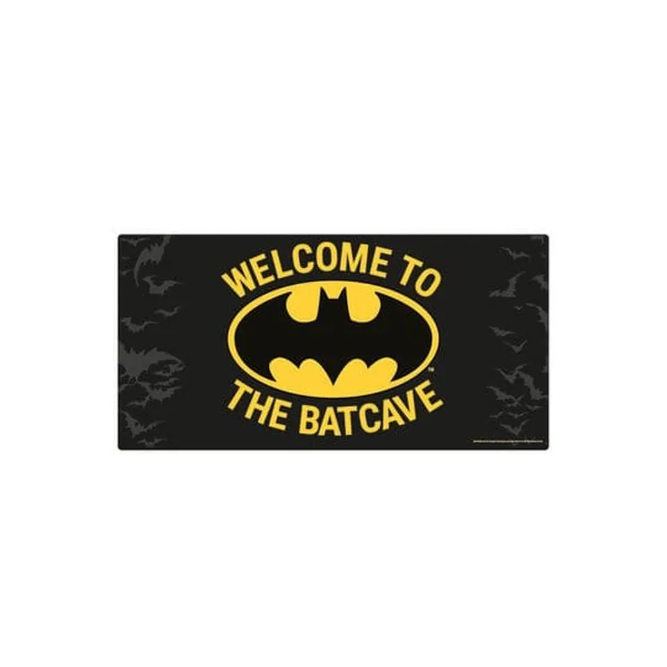 batman-welcome-to-the-batcave-blechschild-60x30-cm-metall image 1