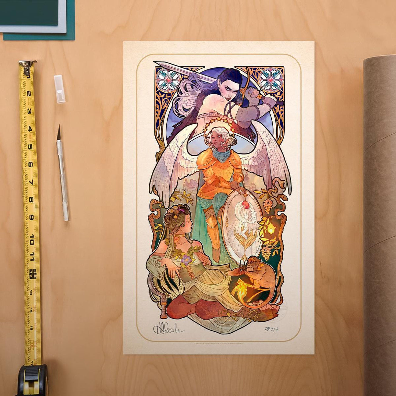 elbenwald-critical-role-ashley-johnson-kunstdruck-10th-limitiert image 2