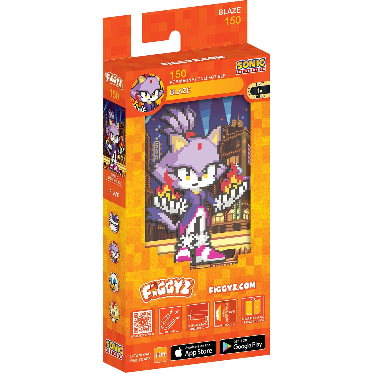 figgyz-sonic-the-hedgehog-modern-blaze-magnet-sammelfigur image 2