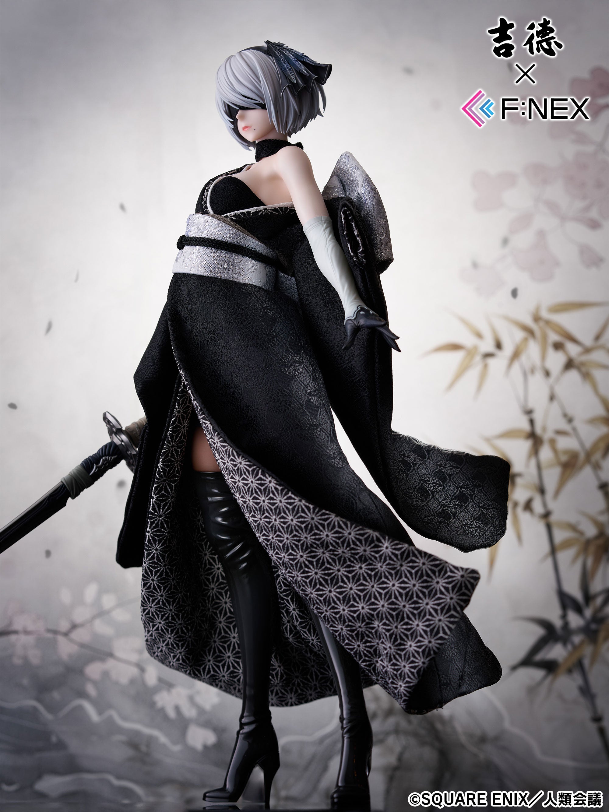 furyu-f-nex-2b-figur-1-4-japanpuppe-nier-automata-kimono image 2