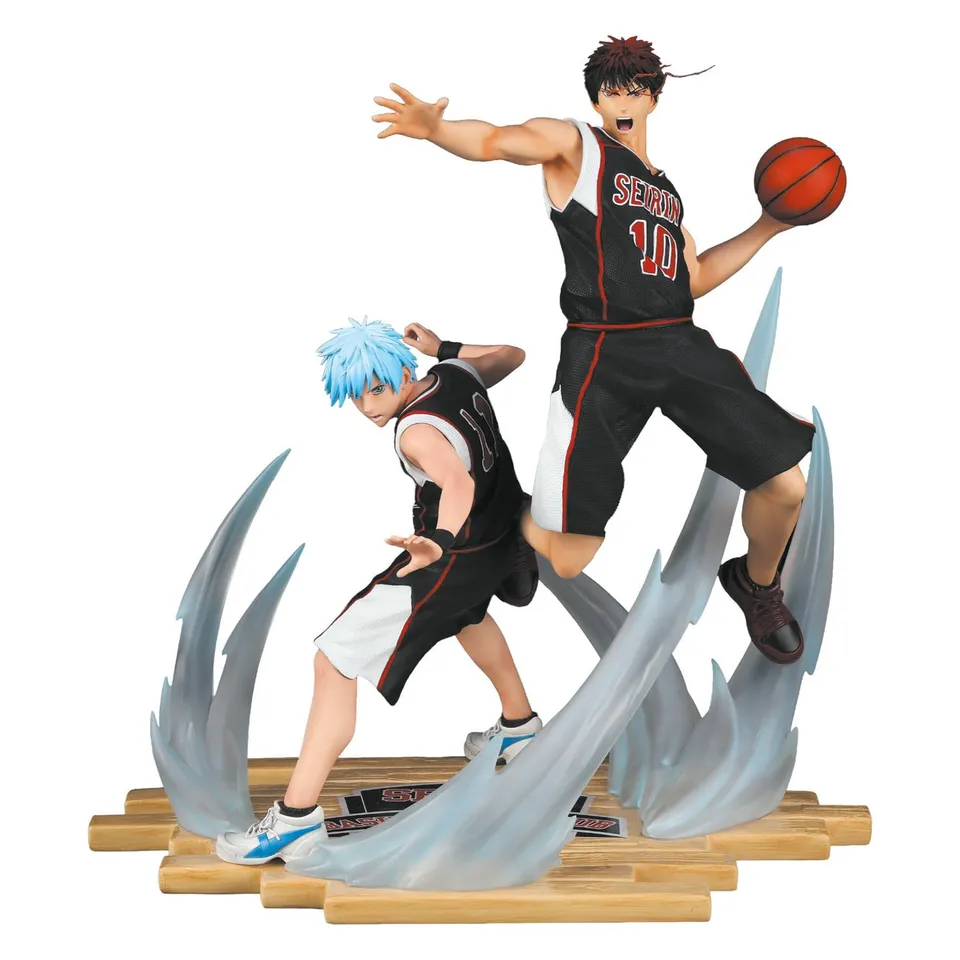 kuroko-s-basket-kuroko-kagami-resin-statue-1-6-black-jersey image 1