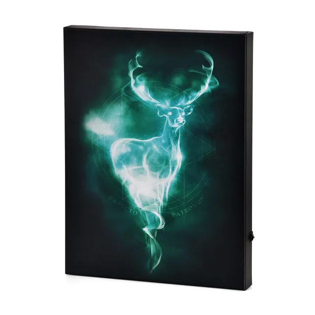 elbenwald-harry-potter-patronus-wandbild-mit-licht-led image 1