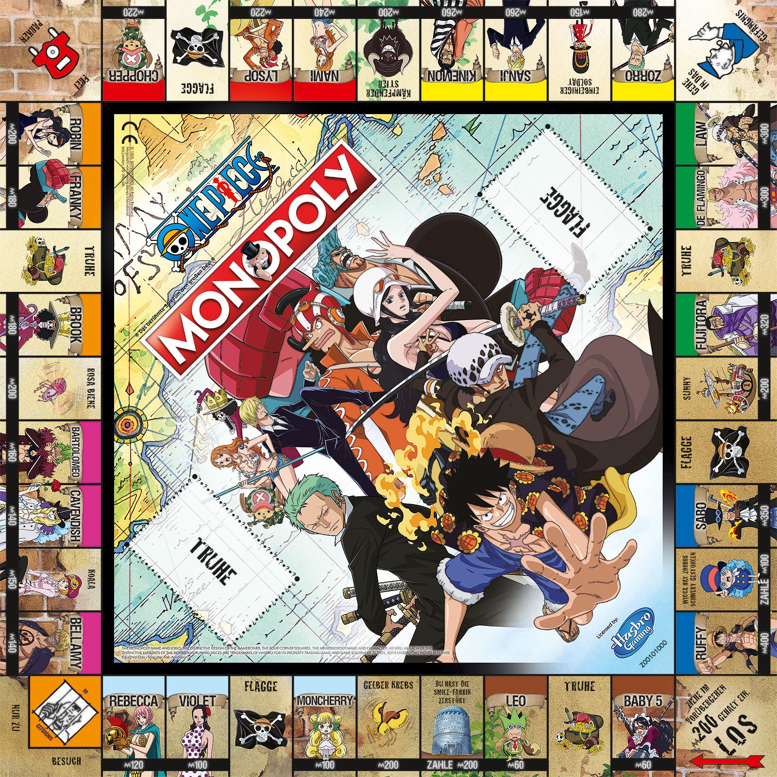 elbenwald-one-piece-monopoly-brettspiel-dress-rosa-edition image 3