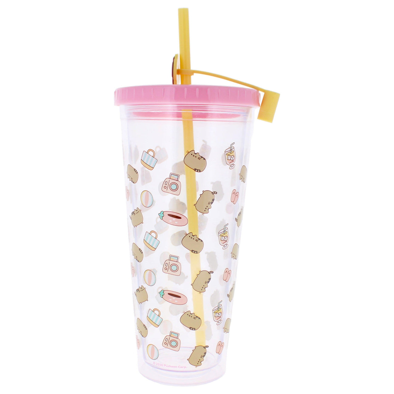 pusheen-becher-mit-strohhalm-700-ml-katze image 4