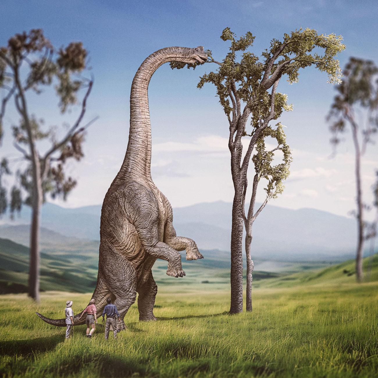 jurassic-park-demi-art-scale-statue-1-10-resin-mit-base image 4