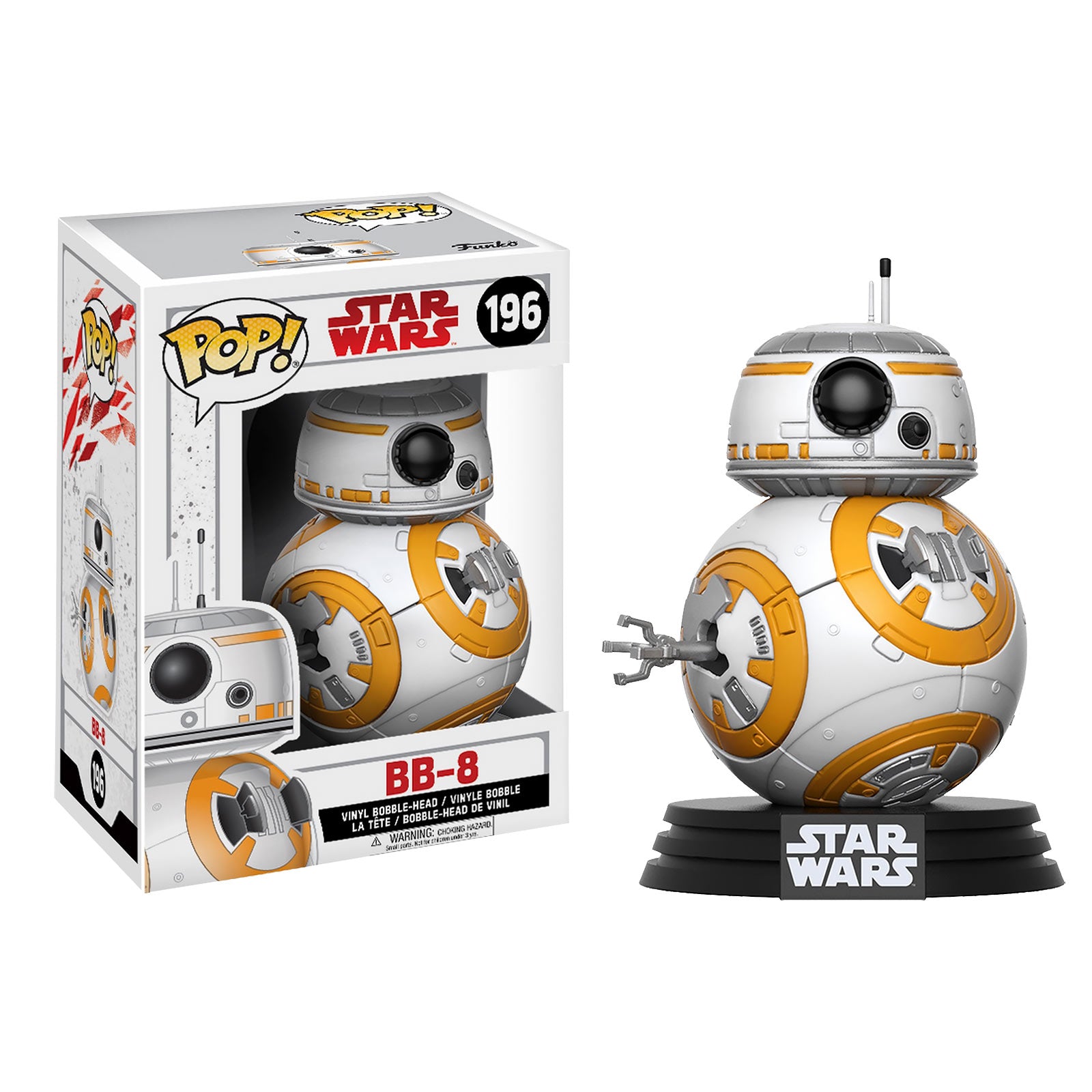 elbenwald-star-wars-bb-8-wackelkopf-figur-funko-11-cm image 1