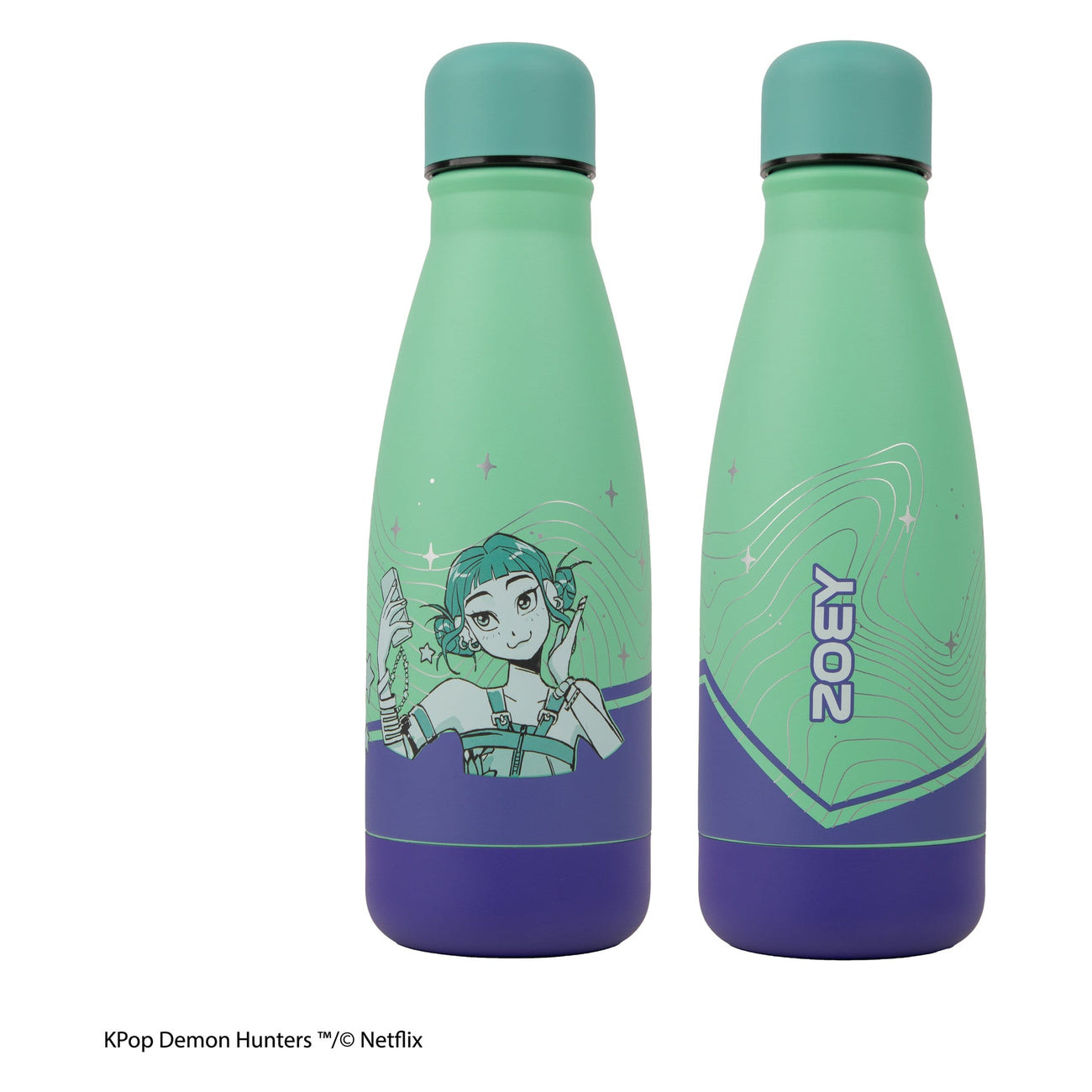 elbenwald-kpop-demon-hunters-mini-trinkflasche-zoey-500-ml-edelstahl image 6